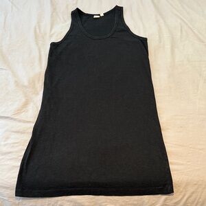 GAP Black Razorback Tank Dress Size Medium